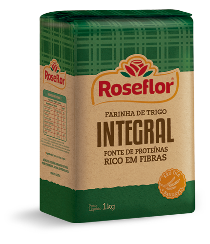 FARINHA TRIGO ROSEFLOR INTEGRAL 1KG