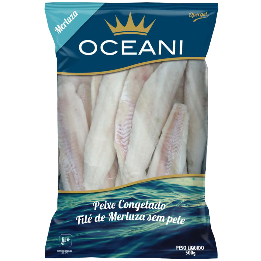FILE PEIXE MERLUZA OCEANI 500G