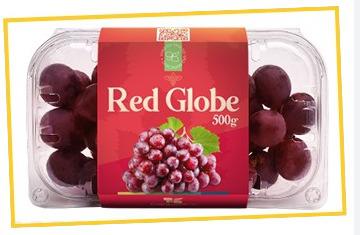 FRUTI - UVA C/SEM VERM RED GLOBE 500G