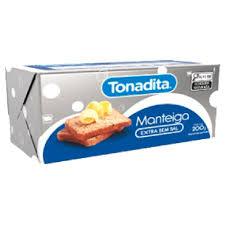 MANTEIGA TONADITA EXTRA S/SAL 200G
