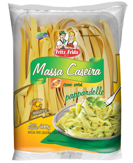 MASSA CASEIRA F FRIDA 400G, PAPPARDELLE