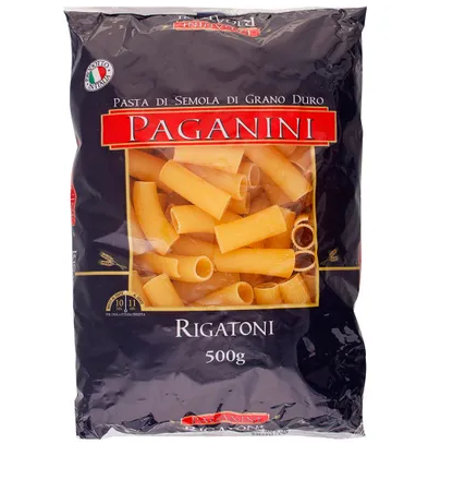MASSA G DURO PAGANINI 500G, RIGATONI