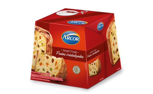 PANETTONE ARCOR 400G, FRUTAS