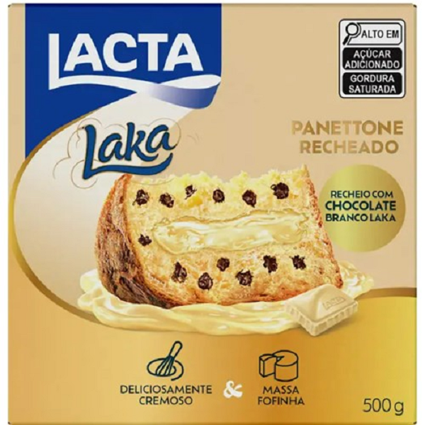 PANETTONE LACTA 500G, LAKA
