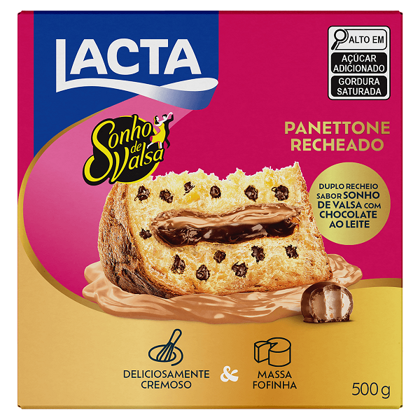 PANETTONE LACTA 500G, SONHO DE VALSA