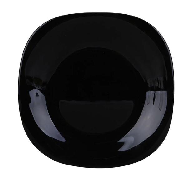 PRATO RASO TEZOR OPAL PRETO 28CM