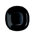 PRATO SOBREMESA TEZOR OPAL PRETO 21,5CM