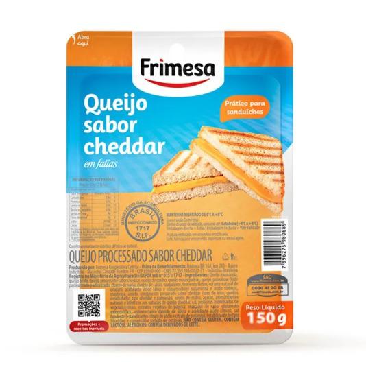 QUEIJO FRIMESA CHEDDAR FATIADO 150G