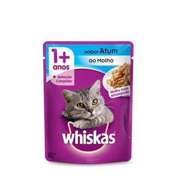 RACAO GATO WHISKAS ADULT ATUM SC 85G