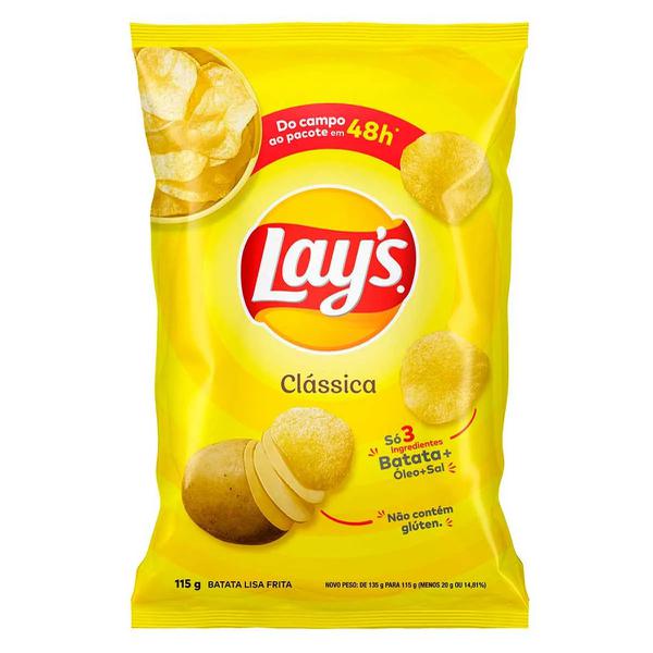 SALG ELMA CHIPS LAYS 115G, CLASSICA