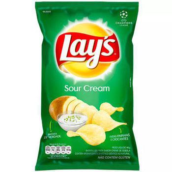 SALG ELMA CHIPS LAYS 62G, SOUR CREAN