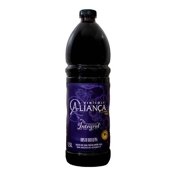 SUCO UVA ALIANCA INTEGRAL 1,5L