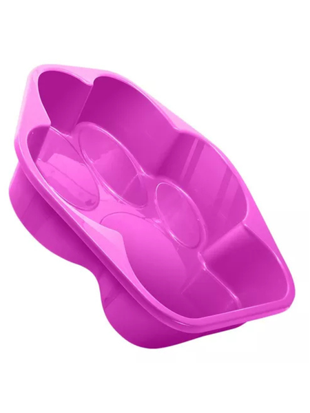 Bandeja Higiênica Caixa De Areia Gatos Pata Rosa