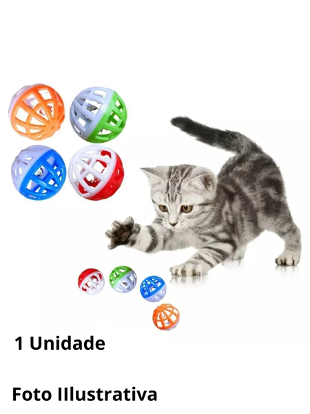 Brinquedo para Gatos Bola com Guizo Pequena