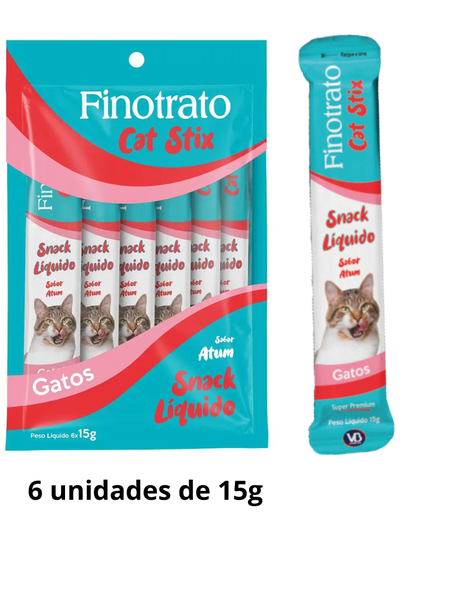 Finotrato Cat Stix Atum Gatos 15g Unidade:6 Unidades - Pacote