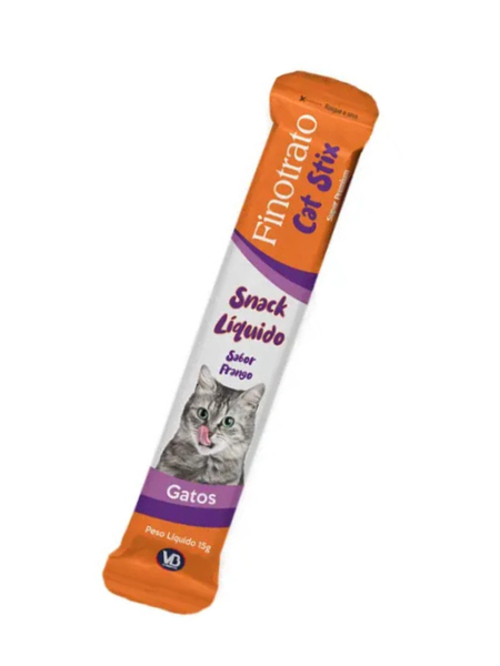 Finotrato Cat Stix Frango Gatos 15g Unidade:Unidade