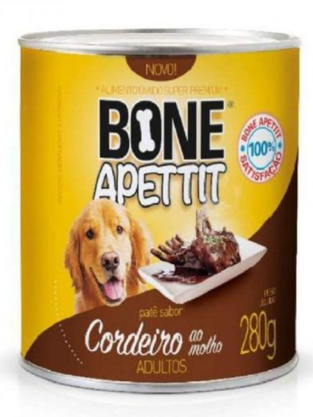Patê Bone Apettit Cães 280g Sabor:Cordeiro