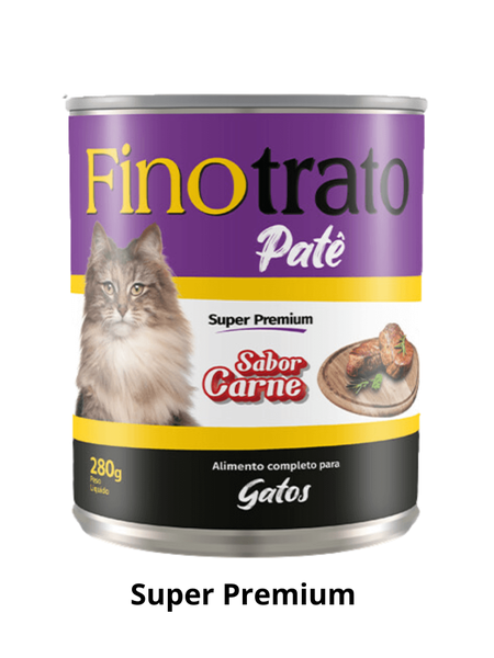 Patê Finotrato Gatos Sabor Carne 280g