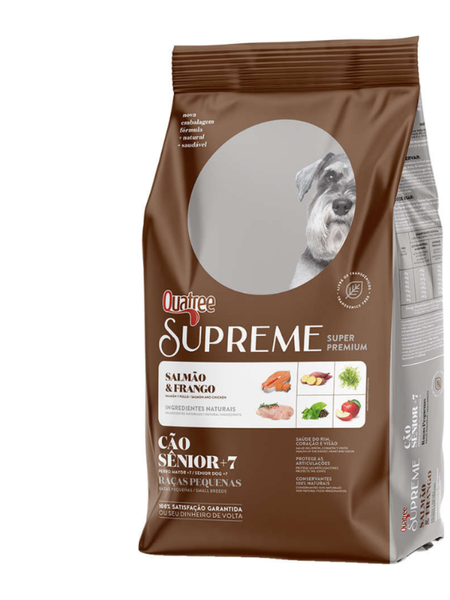 Ração Quatree Supreme Cães Senior Raças Pequenas Peso:1kg