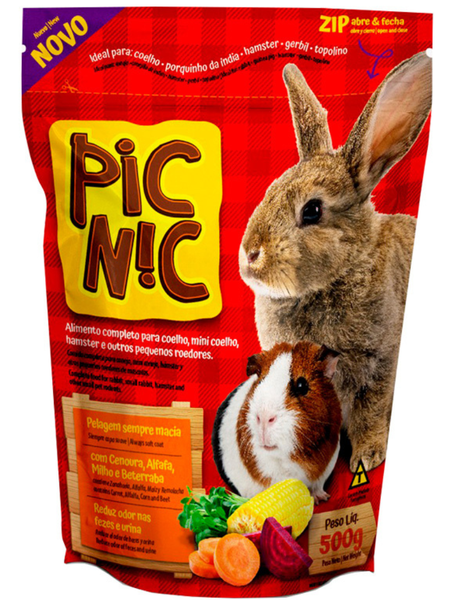 Ração Zootekna Pic Nic para Roedores 500g