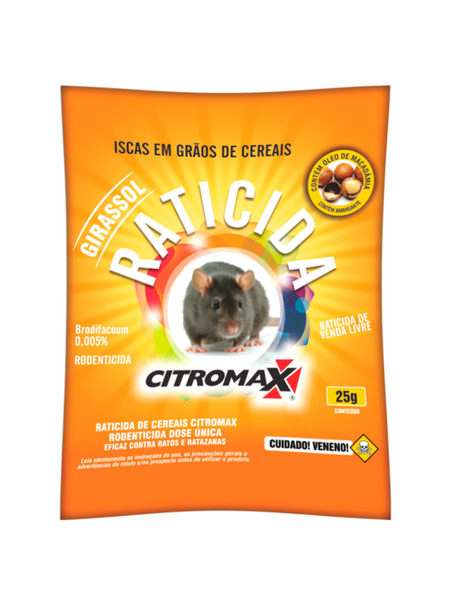 Raticida Citromax de Girassol 25g