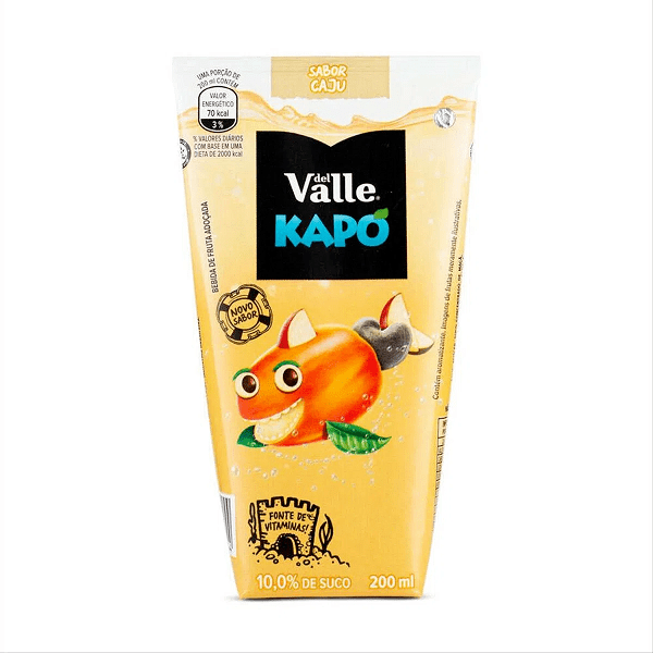 SUCO KAPO CX 200ML CAJU