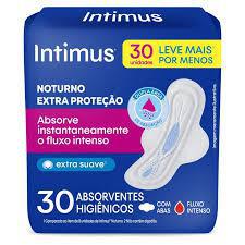 ABSORVENTE INTERNO INTIMUS NOTURNO COM ABAS PCT 30UN 