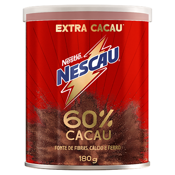 ACHOCOLATADO EM PO NESCAU PT 180GR 60% CACAU