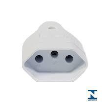 ADAPTADOR TOMADA PLUGUE FEMEA 20A 2P+T CZA ABNT 
