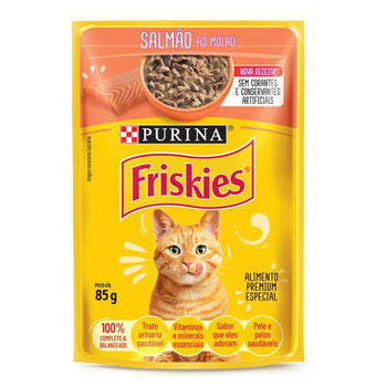ALIMENTO PARA GATOS FRISKIES SC 85GR SALMAO