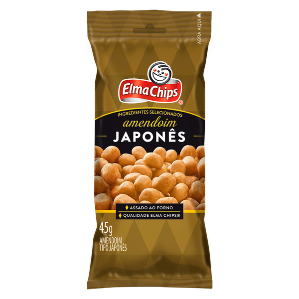 AMENDOIM JAPONES ELMA CHIPS PCT 045GR 