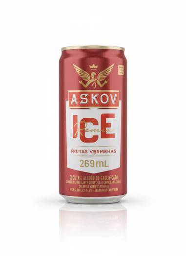 ASKOV ICE LATA LT 269ML FRUTAS VERMELHAS