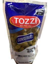 AZEITONA VERDE COM CAROCO TOZZI SC 850GR 