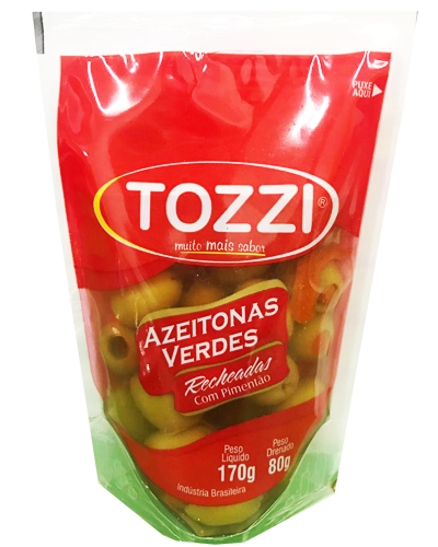 AZEITONA VERDE RECHEADA TOZZI SC 80GR 