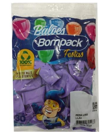 BALAO LISO N09 BOMPACK PCT 30UN LILAS