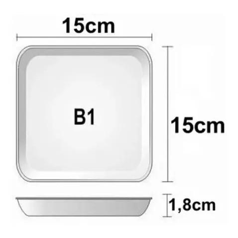 BANDEJA ISOPOR 01 RASA BOM APETITE FD 100UN 