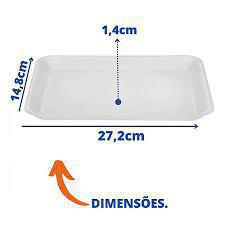 BANDEJA ISOPOR 04 RASA BOM APETITE FD 100UN 