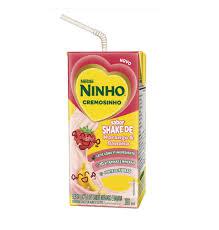 BEBIDA LACTEA NINHO CREMOSINHO FR 180ML SHAKE MORANGO