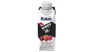 BEBIDA LACTEA ITALAC WHEY 15GR FR 250ML FRUTAS VERMELHAS