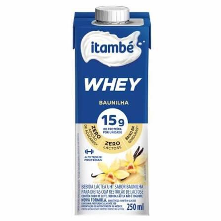 BEBIDA LACTEA WHEY ITAMBE FR 250ML BAUNILHA
