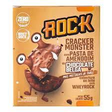BISCOITO CRACKER ROCK 55GR PASTA AMENDOIM CHOCOLATE
