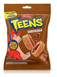 BISCOITO MARILAN TEENS PCT 80GR CHOCOLATE