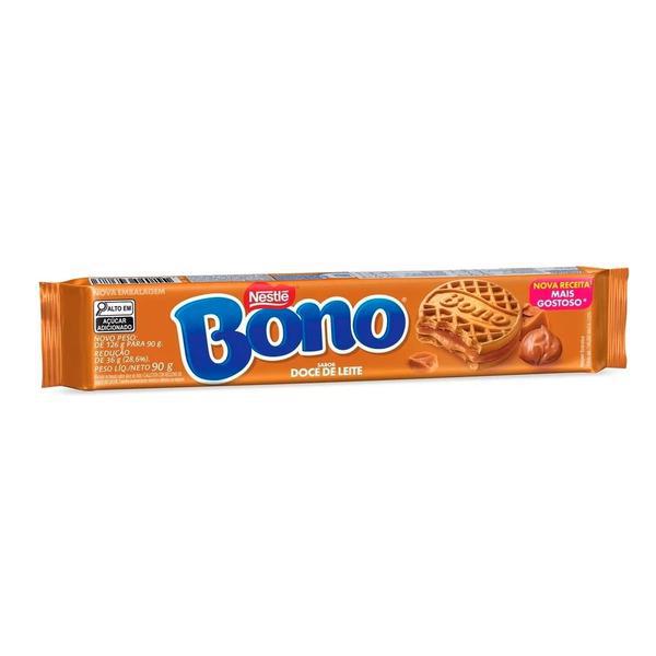 BISCOITO RECHEADO BONO PCT 90GR DOCE DE LEITE