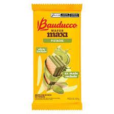 BISCOITO WAFER BAUDUCCO MAXI PCT 104GR PISTACHE