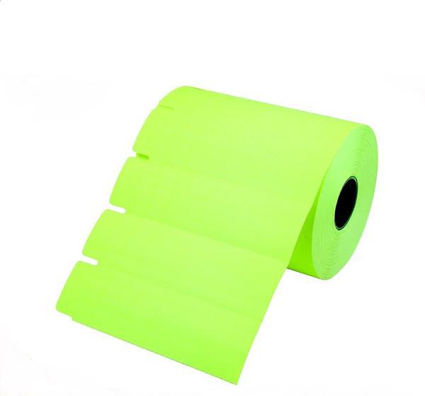 BOBINA PARA GONDOLA 105MMX30MM RL 30MT FLUORESCENTE