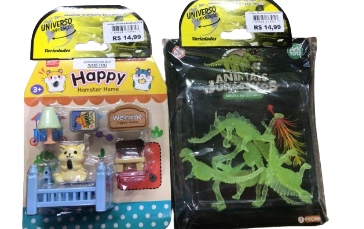 BRINQUEDOS DIVERSOS CARTELA 14.99 