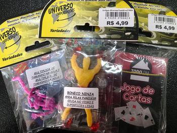 BRINQUEDOS DIVERSOS CARTELA 4.99 