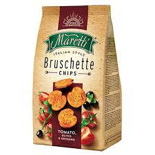 BRUSCHETTA MARETTI PCT 085GR TOMATO OLIVES OREGANO