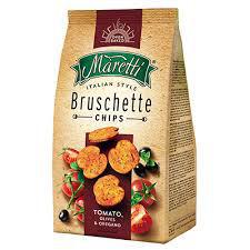 BRUSCHETTA MARETTI PCT 085GR TOMATO OLIVES OREGANO
