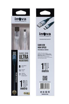 CABO USB TIPO C ULTRA RESISTENTE SMART LEV 1MT 